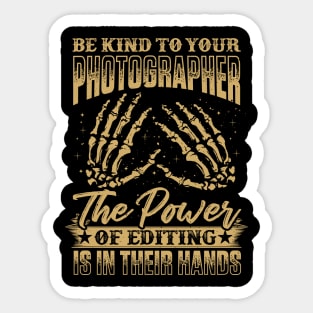 Photography Photographer Funny Birthday Gift Sticker